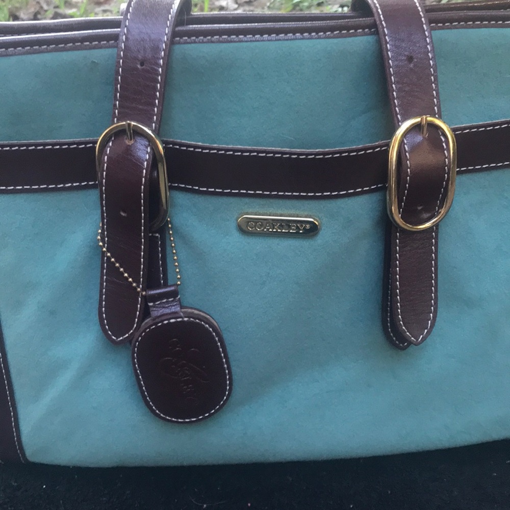 Coakley Suede Everyday Tote, Teal